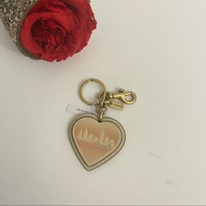 Coach X Jennifer Lopez Heart Bag Charm New With Tag